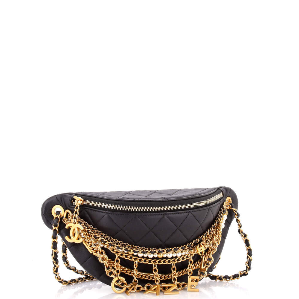 Chanel All About Chains Waist Bag Quilted Lambskin - Picture 2 of 5